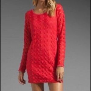 NWT Free People eyelet long sleeve dress